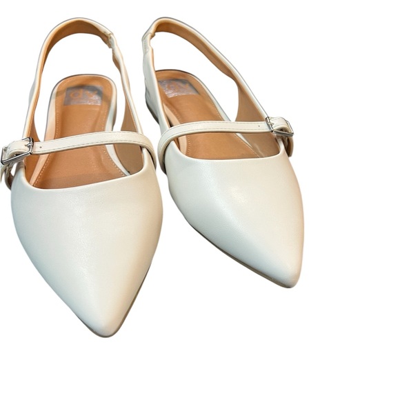 Dolce Vita Women's Ivory Carder Slingback Flats 7.5 NWOB - Picture 3 of 6